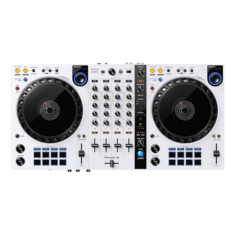 Pioneer DJ DDJ-FLX6 4-deck Rekordbox and Serato DJ